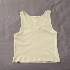 nude aerie ribbed tank!